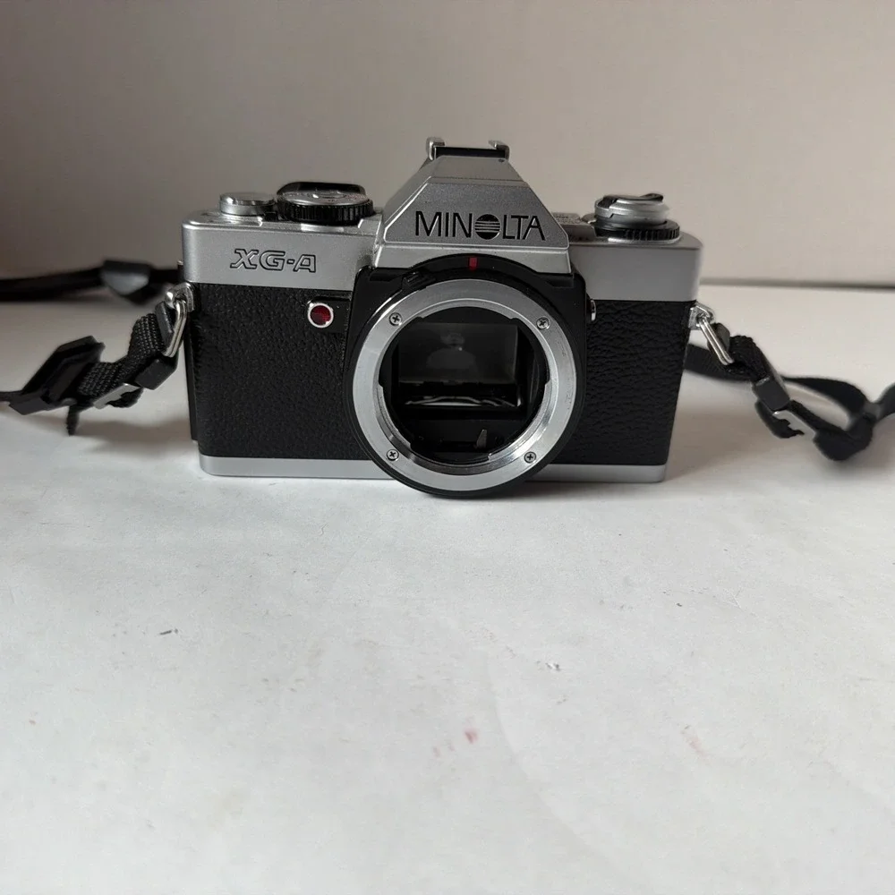 Vintage Minolta XG-A SLR Film Camera Body Only With New Batteries — NOTTESTED ✅✅